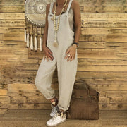 Relaxed Linen Overalls