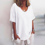 Relaxed Short Sleeve Tee Soft Cotton Fit Everyday Wear Breathable