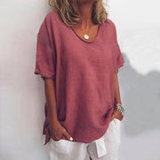 Relaxed Short Sleeve Tee Soft Cotton Fit Everyday Wear Breathable