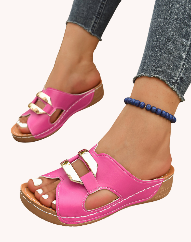 Women's Slides – Cushioned Footbed – Casual Wear for Everyday Comfort
