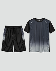 Men's Quick-Dry Sports Set Fabric Training Running