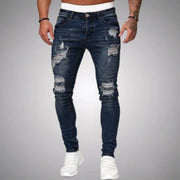 Men's Skinny Fit Denim Jeans with Comfortable Stretch Fabric