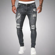 Men's Skinny Fit Denim Jeans with Comfortable Stretch Fabric