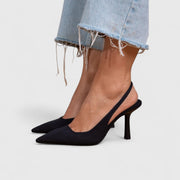 Sleek Pointed Orthopedic Heels Design Support Evening Wear