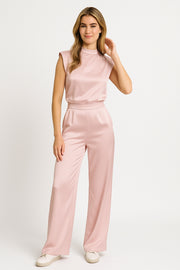 Sleeveless Wide-Leg Jumpsuit Casual Wear