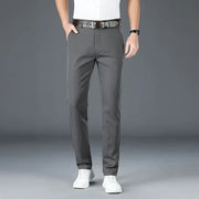 Slim-Fit Men's Trousers with Stretch for Stylish Wedding Guest Outfits