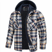 Soft Men's Quilted Flannel Jacket for Stylish Layering and Comfort