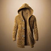 Statement Wool Blend Hooded Cardigan for Women's Sweater Collection