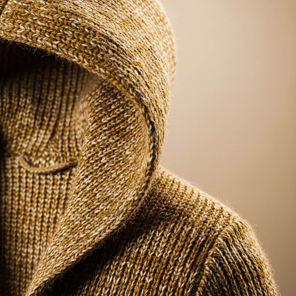 Adrian Wool Knit Hooded Cardigan - York Miller