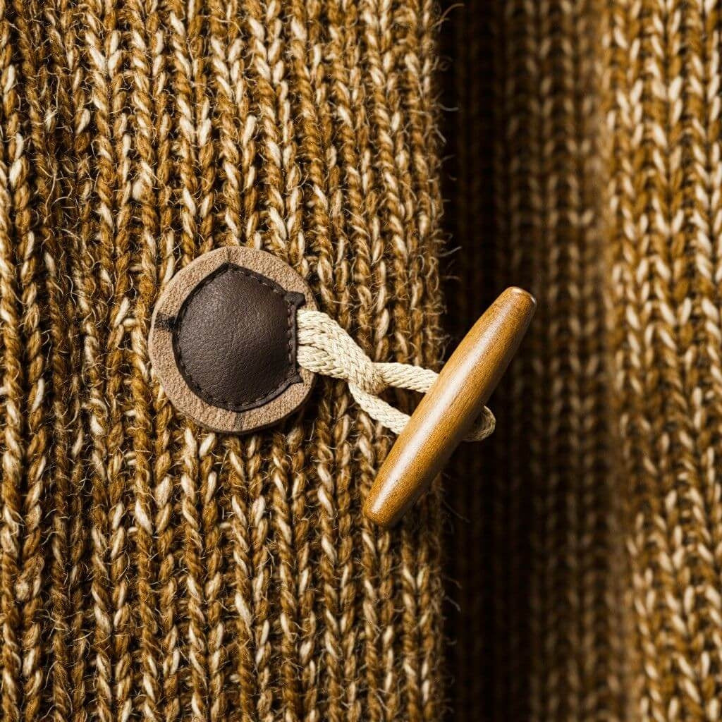 Adrian Wool Knit Hooded Cardigan - York Miller