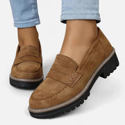 Supportive Orthopedic Heeled Loafers Casual Slip-On Style