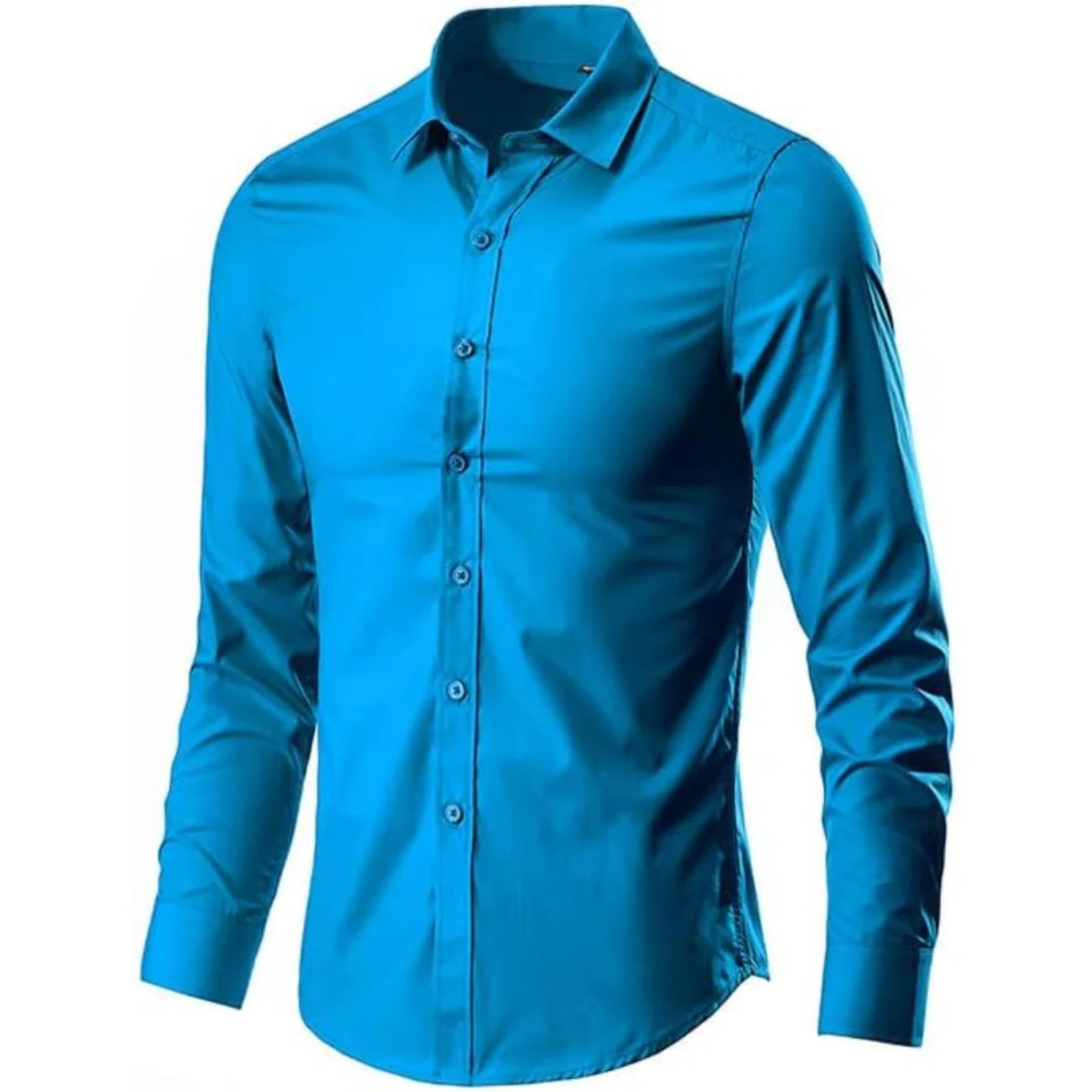 Chemise Cassien ajustée pour homme, coupe structurée et ligne moderne adaptée aux tenues polyvalentes.