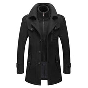 Tailored Men's Two-Piece Winter Coat for a Stylish Winter Jacket
