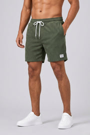 Textured Corduroy Swim Shorts Herencia Clothing Beachwear