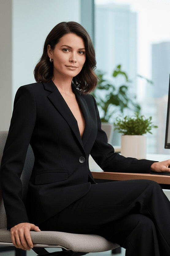 Elegant Tailored Suit Set for Professional Style and Versatility 3