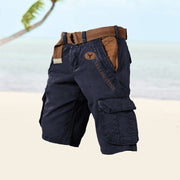 Utility Cargo Shorts with Multi-Pockets Design Outdoor Casual Wear Pockets Adjustable
