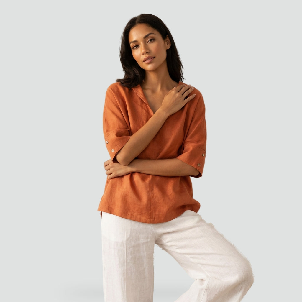 v-neck-linen-blouse-2