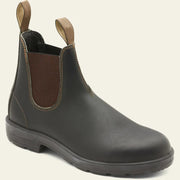 Waterproof Leather Chelsea Boots with Elastic Side Panels for Men
