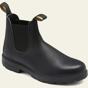 Waterproof Leather Chelsea Boots with Elastic Side Panels for Men