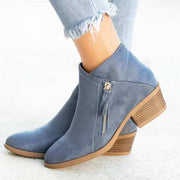 Women's Waterproof Vegan Leather Boots with Stylish Design