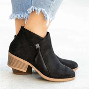 Women's Waterproof Vegan Leather Boots with Stylish Design