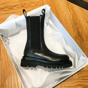Women's Chelsea Boots with Elastic Sides for Comfortable Wear