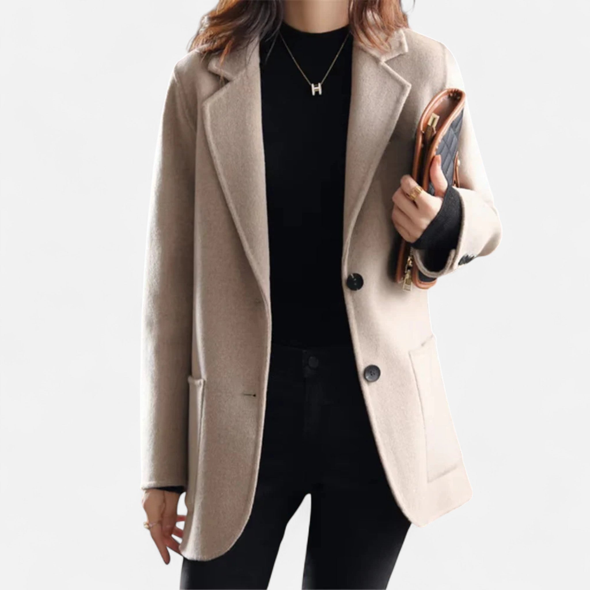 Womenâ€™s Blazer Coat â€“ Classic Tailored â€“ Buttoned â€“ Structured Fit 3
