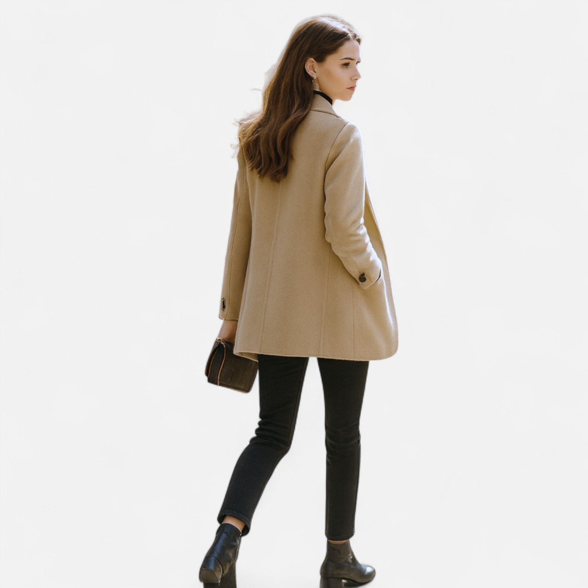 Womenâ€™s Blazer Coat â€“ Classic Tailored â€“ Buttoned â€“ Structured Fit 4