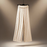 Women's Cozy Quilted Wool-Blend Pajama Sets for Winter Wear