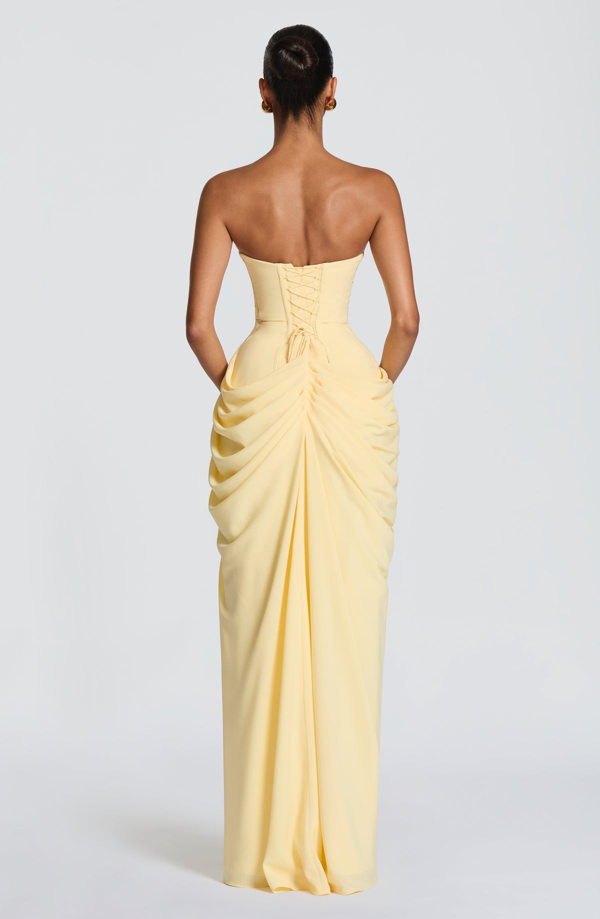 Liora | Strapless Maxi Dress Elegant Long Dresses for Women Silhouette 8
