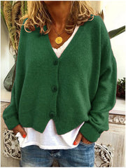 Lightweight Open-Front Knit Cardigan with Relaxed Drape for Women