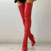 Women's Over-the-Knee Stiletto Boots for Evening Wear