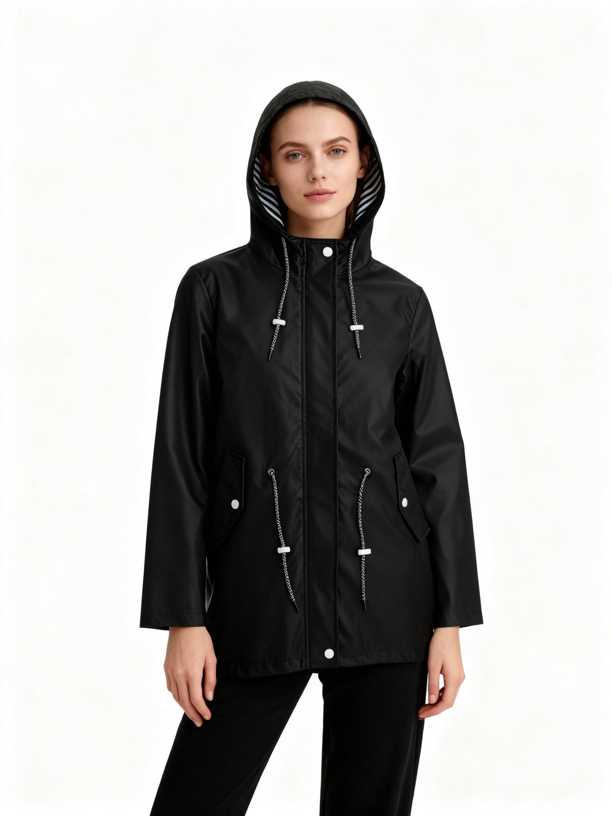 Wexley | Weatherproof Coat Loose Fit Hooded Transitional Winter Style 3