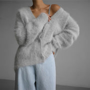 Women's Relaxed Cardigan Sweater for Cozy Layering and Style