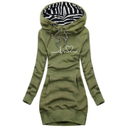 Women's Relaxed Hooded Jacket with Pockets for All-Day Comfort
