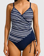 Striped Navy Blue