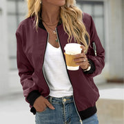 Zip Pocket Bomber Jacket Lightweight Style Smart Casual Outfits